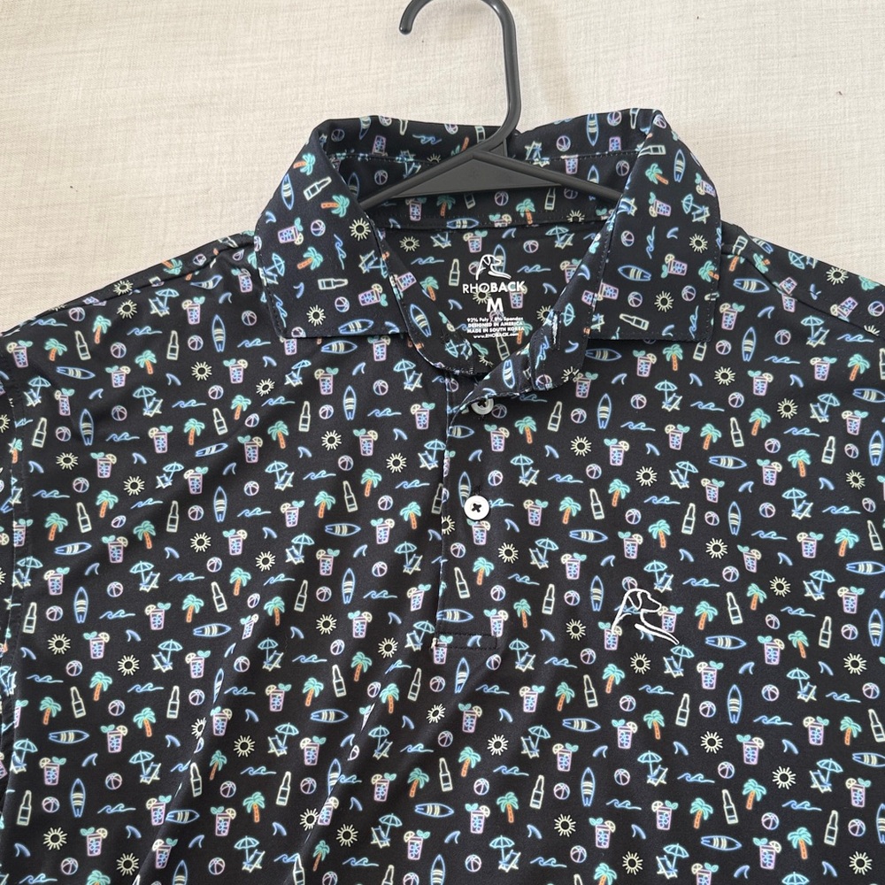 Rhoback Beach Golf Men's Shirt M